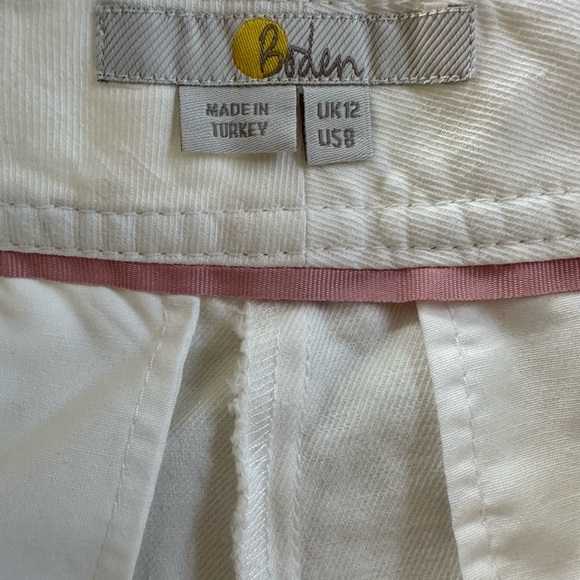 COPY - Boden White Shorts Size 8 - Picture 2 of 3